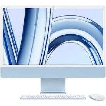 iMac 24 Retina 4.5K (2023) M3, CPU de 8 núcleos, GPU de 8 núcleos, 256 GB SSD, 8 GB RAM, Azul