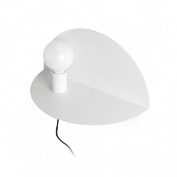 Aplique de pared Nit blanco mate 1 bombilla 20cm Faro Barcelona - han 01003