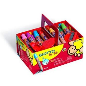 Giotto Be-Bè Súper Lápices. Schoolpack 36 unidades + 3 Sacap.