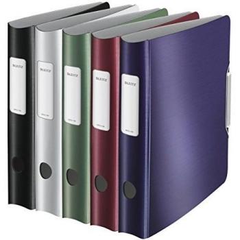 Carpeta de anillas LEITZ Active Style, 180 grados, 60 mm, colores surtidos (5 unidades)