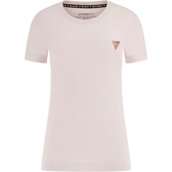 Camiseta de mujer con cuello redondo Guess Mini Triangle