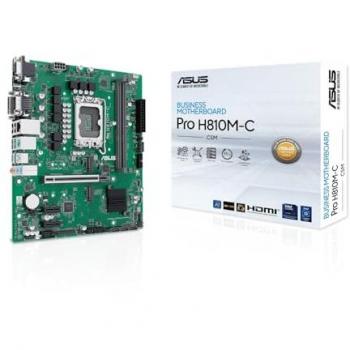 Placa Base ASUS PRO H810M-C-CSM Micro ATX LGA1851 Intel H810 DDR5 PCIe 5.0 USB-C 10 Gbps