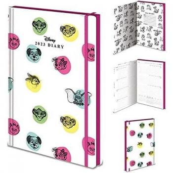 Disney Classics Agenda 2023, tapa dura A5, planificador semanal a vista, producto oficial