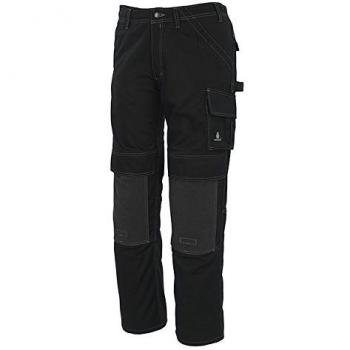 Pantalones de Trabajo Mascot Hardwear 05079 con Bolsillos para Rodilleras - Negro - Talla C54