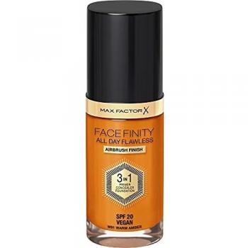Max factor facefinity 3in1 all day flawless liquid foundation spf 20 91 warm amber 30 ml