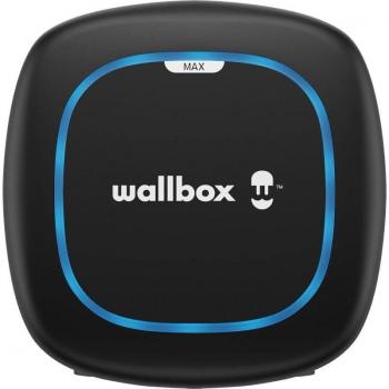 Wallbox Pulsar Max Cargador de Coche Eléctrico Trifásico 22kW con Manguera Tipo 2 de 5 metros Negro