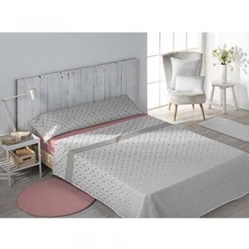 DHestia Juego Sábanas, Coral, 150x200 cm/Cama 150