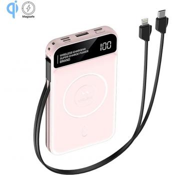 Powerbank DAM 10.000mAh con carga inalámbrica de 5W y salida PD22.5W