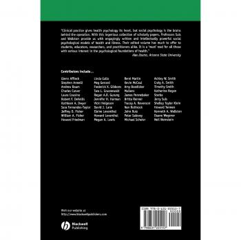 Social Psychological Foundations of Health and Illness: Blackwell Series in Health Psychology and Behavioral Medicine, 2nd Edition