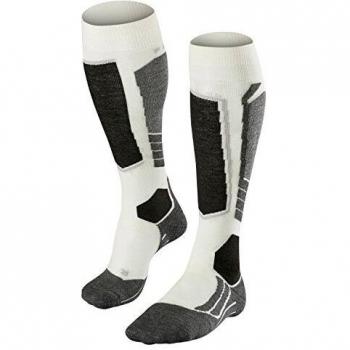Falke calcetín de esquí para mujer SK 2, otoño/invierno, mujer, color Blanco - grisáceo, tamaño 39-40