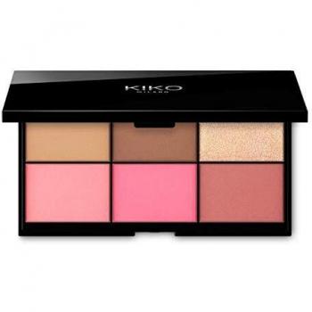 KIKO Milano Smart Essential Face Palette - 02 | Paleta con 6 tipos de polvos faciales