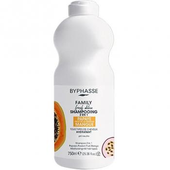 Byphasse Family Fresh Delice Champú Acondicionador 2 en 1 Cabello Coloreado 750ml