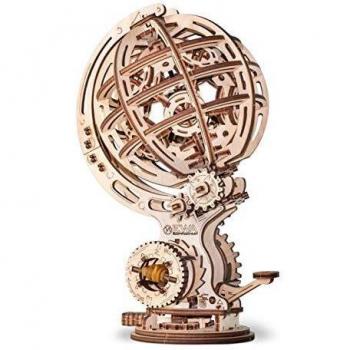 Puzzle Mecánico 3D Globo Kinetico de Madera - 205 Piezas Eco Amigable