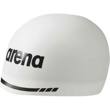 Arena 3D Soft Swim Cap - Unisex - White