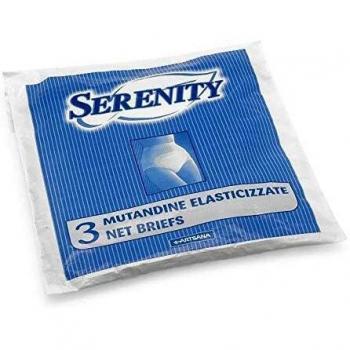 SERENITY Red Bragas Elásticas de Rejilla Talla L 3uds