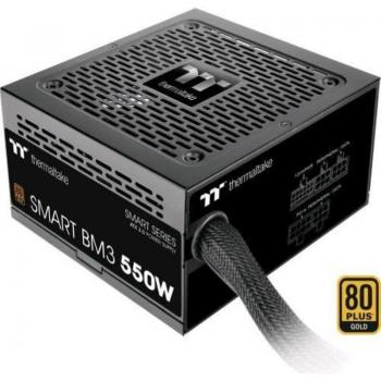 Thermaltake Smart BM3 550W ATX 24-pin Negro Fuente de Alimentación para PC