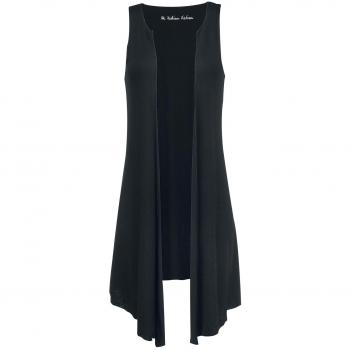 ForPlay Long Vest Chaleco Mujer Negro L