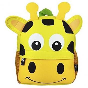 DMM Supplies Mochila Happy Animals Jirafa Guardería, Unisex niños, Amarillo, Talla del Producto