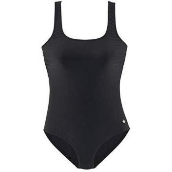 Bañador Sheego Negro Talla 54F con Efecto Moldeador y Tirantes Cruzados en la Espalda