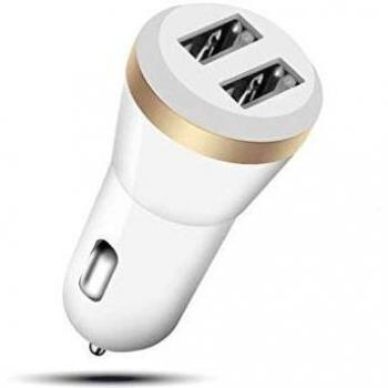EIGHTT Cargador Coche USB 2 Puertos 12W