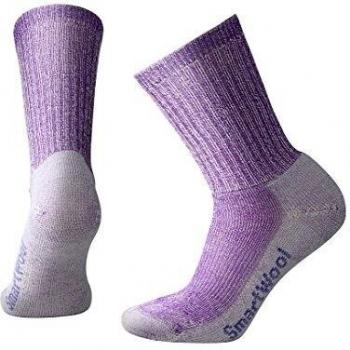Smartwool Light Crew, Calcetines de senderismo para Mujer, Morado