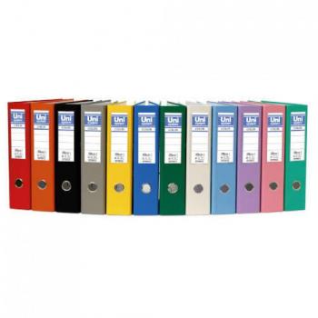 ARCHIVADOR DE PALANCA 65MM TAMAÑO A4 LILA CON FORRO DE CARTÓN Y PLÁSTICO