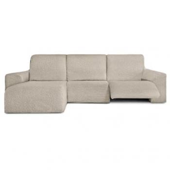 Funda Chaise Longue Relax Brazo Corto Izquierda Bielástica Roc Blanco 120 x 120 x 360 cm