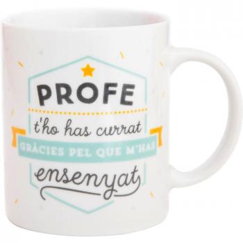 Mr.Wonderful - Taza Profe este curso te has salido, gracias por todo lo aprendido con contenido en Catalán