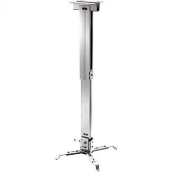Soporte de Techo Inclinable y Giratorio Celexon MultiCel 63100S para Proyector - Distancia de 63-100 cm - Capacidad hasta 25 kg - Color Plateado