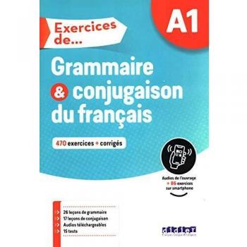 Libro de Ejercicios de Gramática y Conjugación A1 + Audio Online + Soluciones
