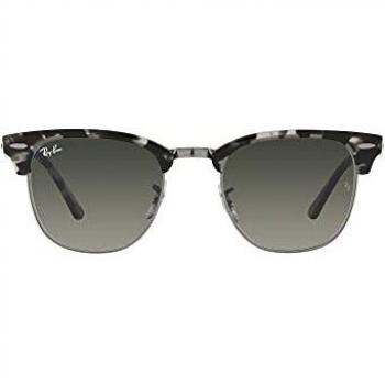 Ray-Ban Men's Rb3016 Clubmaster Sunglasses, Gray Havana, 51