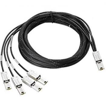 Hp - Cable Scsi (Sas) Externo De Conexión En Serie - 4 Pistas - 4X Shielded Mini Multilane Sas (Sff-8088) De 26 Espigas - 4X Shielded Mini Multilane Sas (Sff-8088) De 26 Espigas - 4 M