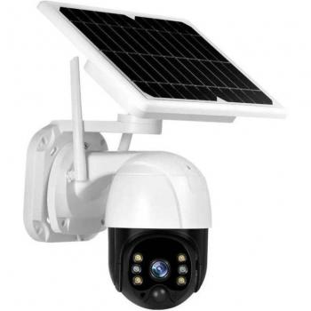 Cámara de Vigilancia WiFi Klack con Panel Solar, Visión Nocturna HD y Detección de Movimiento