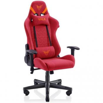 Silla Gaming Valk Nyx Tela Roja Rubí