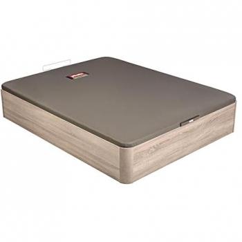 Canapé Abatible De Madera Con Espacio de Almacenamiento Pikolin Naturbox 2.0 Tapa Transpirable 140x200 cm Altura 36 cm Color Britania Entrega Montaje En Domicilio Y