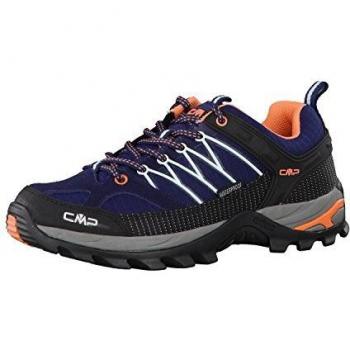 CMP Rigel Low Wmn Trekking Shoe WP, Zapatillas de Senderismo Mujer, B.Blue-Jade-Peach, 39 EU
