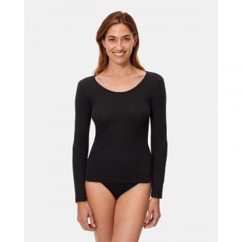 Camiseta interior de mujer manga larga sin costuras