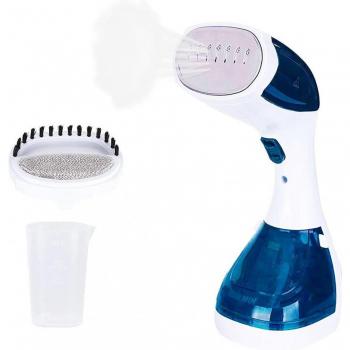 Plancha de vapor vertical 1100W con función higienizante y portátil