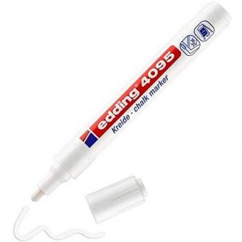 ROTULADOR DE TIZA LÍQUIDA EDDING 4095 COLOR BLANCO