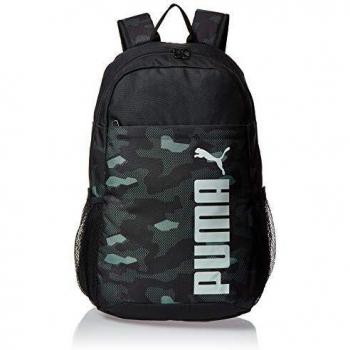 PUMA Style Backpack Mochilla, Adultos Unisex, Black-Camo AOP, OSFA