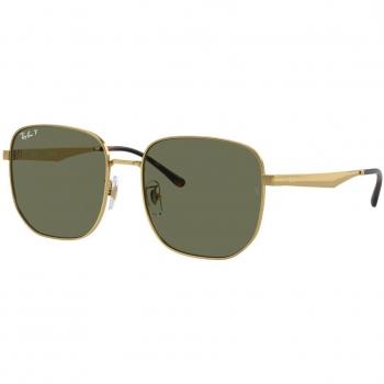 Ray-Ban RB3713D Unisex Squadrata Oro Polarized Sunglasses 001/9A Gold Size 57