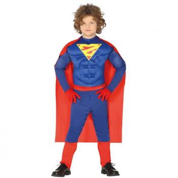 Disfraz de Superhéroe Azul para niño