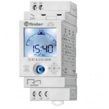 Finder serie 12 - Interruptor horario semanal 35mm corriente alterna 50/60hz 230v