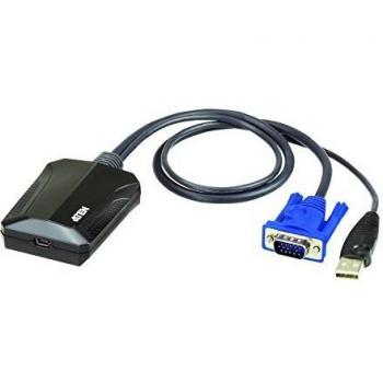ATEN cv211 Laptop USB Adaptador de Consola Negro