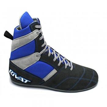 Zapatos Boxes Francaise Savate rivat Modele Top gris Royal