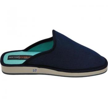 Zapatilla Casa Doctor Cutillas para Mujer en color azul marino