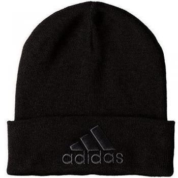 adidas Logo Woolie - Gorro para hombre, color negro, talla OSFY