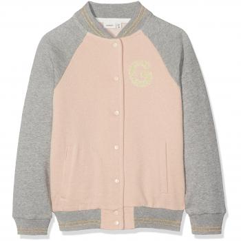 NAME IT Nitibi Bru Swe Card Nmt, Sudadera para Niñas, Rosa