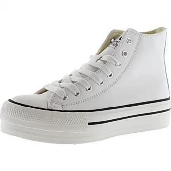 victoria Plano VICTORIA Tribu Zapatilla SINTÉTICA Efecto Piel 1061107-WOMEN para Mujer Blanco 35