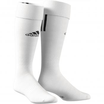 adidas Santos 3-Stripe Calcetines, Hombre, Blanco / Negro, 0